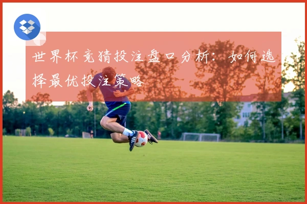 世界杯竞猜投注盘口分析：如何选择最优投注策略