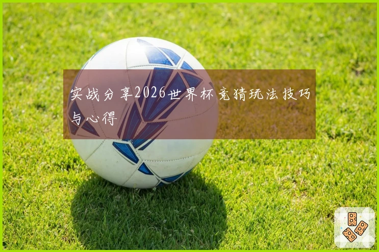 实战分享2026世界杯竞猜玩法技巧与心得